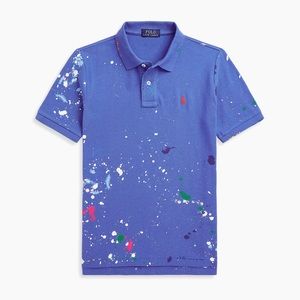 NWT POLO RALPH LAUREN BOYS 5 POLO PAINT SPLATTER